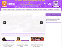 Tablet Screenshot of nhimsa.com